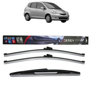 Set 3 stergatoare HONDA JAZZ II (GD_, GE3, GE2) din 2002-2008, Derby, din cauciuc siliconat rezistent