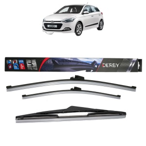 Set 3 stergatoare HYUNDAI i20 II Coupe (GB) din 2015-2021, Derby, din cauciuc siliconat rezistent