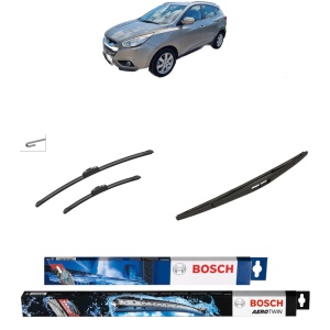 Set 3 stergatoare HYUNDAI ix35 Van din 2009-2015, Bosch Aerotwin Retrofit, din cauciuc siliconat rezistent