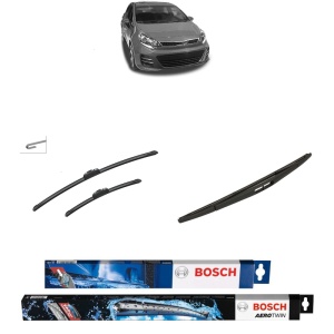 Set 3 stergatoare KIA RIO III Hatchback Van (UB) din 2011-2017, Bosch Aerotwin Retrofit, din cauciuc siliconat rezistent