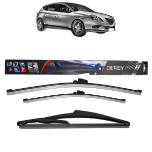 Set 3 stergatoare LANCIA DELTA III (844_) din 2008-2014, Derby, din cauciuc siliconat rezistent