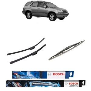 Set 3 stergatoare LEXUS RX (MCU15) din 1998-2003, Bosch Aerotwin Retrofit, din cauciuc siliconat rezistent