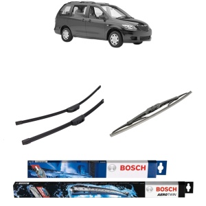 Set 3 stergatoare MAZDA MPV II (LW) din 1999-2006, Bosch Aerotwin Retrofit, din cauciuc siliconat rezistent