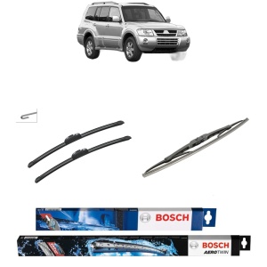 Set 3 stergatoare MITSUBISHI PAJERO III (V7_W, V6_W) din 2000-2007, Bosch Aerotwin Retrofit, din cauciuc siliconat rezistent