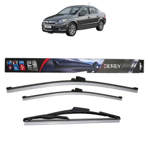 Set 3 stergatoare OPEL ASTRA H CLASSIC Saloon (A04) din 2009-2014, Derby, din cauciuc siliconat rezistent