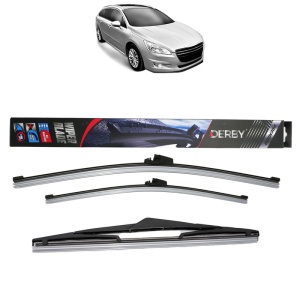 Set 3 stergatoare PEUGEOT 508 SW Estate Van (8E_) din 2011-2018, Derby, din cauciuc siliconat rezistent