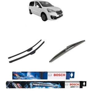 Set 3 stergatoare PEUGEOT PARTNER ORIGIN Box Body/MPV (G_) din 2008-2015, Bosch Aerotwin Retrofit, din cauciuc siliconat rezistent