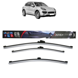 Set 3 stergatoare PORSCHE CAYENNE (92A) din 2010-2018, Derby, din cauciuc siliconat rezistent