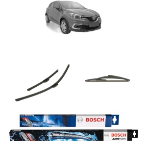 Set 3 stergatoare RENAULT KAPTUR (H5_) din 2016-2021, Bosch Aerotwin, din cauciuc siliconat rezistent