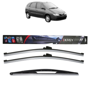 Set 3 stergatoare RENAULT MEGANE Scénic VAN (JA0/1_) din 1997-1999, Derby, din cauciuc siliconat rezistent