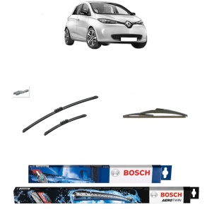 Set 3 stergatoare RENAULT ZOE (BFM_) din 2012-2019, Bosch Aerotwin, din cauciuc siliconat rezistent