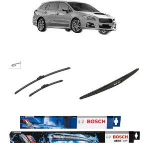 Set 3 stergatoare SUBARU LEVORG din 2015, Bosch Aerotwin Retrofit, din cauciuc siliconat rezistent