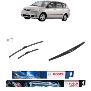 Set 3 stergatoare TOYOTA AVENSIS VERSO (_M2_) din 2001-2010, Bosch Aerotwin Retrofit, din cauciuc siliconat rezistent