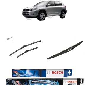 Set 3 stergatoare TOYOTA RAV 4 III (_A3_) din 2005-2013, Bosch Aerotwin Retrofit, din cauciuc siliconat rezistent