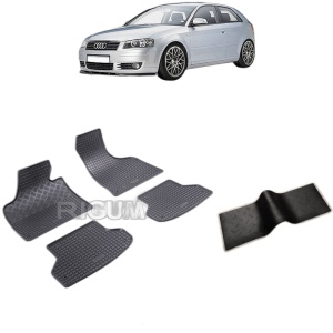 Set 5 covorase auto AUDI A3 8P din 05.2003 - 01.2013, cu covoras tunel median, Caroserie HATCHBACK