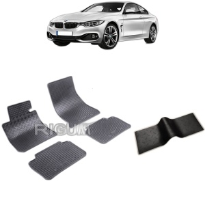 Set 5 covorase auto BMW SERIA 4 F32 FABRICATIE 10.2013 - 09.2020, cu covoras tunel median, Caroserie COUPE