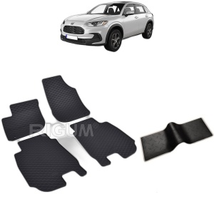Set 5 covorase auto HONDA HR-V III din 09.2021 - 2026, cu covoras tunel median, Caroserie SUV