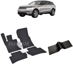 Set 5 covorase auto LAND ROVER RANGE ROVER VELAR din 09.2017 - 2026, cu covoras tunel median, Caroserie SUV