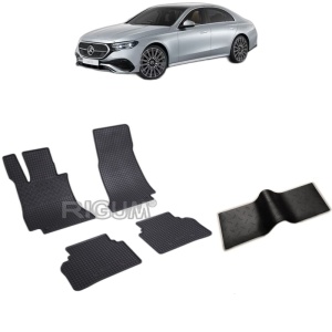 Set 5 covorase auto MERCEDES E-CLASS W213 HYBRID din 2016 - 2026, cu covoras tunel median, Caroserie SEDAN