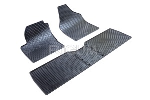 Set 5 covorase auto SUBARU OUTBACK V din 2015 - 2019, cu covoras tunel median, Caroserie COMBI - Img 2