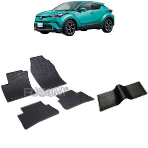 Set 5 covorase auto TOYOTA C-HR din 01.2017 - 12.2023, cu covoras tunel median, Caroserie SUV
