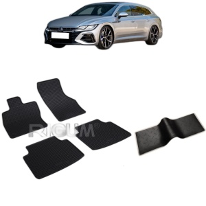 Set 5 covorase auto VOLKSWAGEN ARTEON SHOOTING BRAKE din 08.2020 - 2026, cu covoras tunel median, Caroserie COMBI
