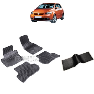 Set 5 covorase auto VOLKSWAGEN GOLF 5 PLUS din 01.2005 - 2009, cu covoras tunel median, Caroserie HATCHBACK