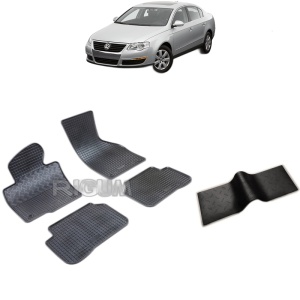 Set 5 covorase auto VOLKSWAGEN PASSAT B7 din 09.2010 - 11.2014, cu covoras tunel median, Caroserie SEDAN