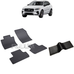 Set 5 covorase auto VOLVO XC 60 PHEV din 01.2018 - 2026, cu covoras tunel median, Caroserie SUV