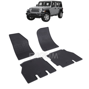 Set covorase auto JEEP WRANGLER din 05.2018 - 2026, Caroserie SUV 5 USI - Img 2