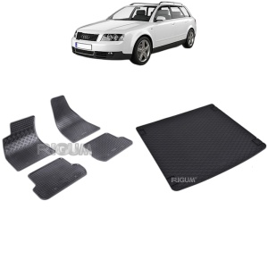 Set Covorase Auto Si Tavita Portbagaj AUDI A4 B6 din 11.2001 - 10.2004, caroserie combi,