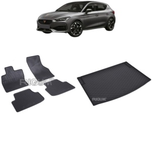 Set Covorase Auto Si Tavita Portbagaj CUPRA LEON din 10.2020 - 2026, caroserie hatchback, PORTBAGAJ INFERIOR SI SUPERIOR