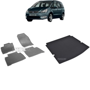 Set Covorase Auto Si Tavita Portbagaj FORD GALAXY III din 09.2015 - 2026, caroserie van, 7 LOCURI, RAND 3 CULCAT
