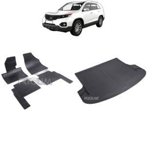 Set Covorase Auto Si Tavita Portbagaj KIA SORENTO II din 2009 - 01.2015, caroserie suv 5 locuri, 5 LOCURI