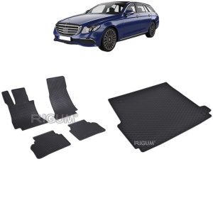 Set Covorase Auto Si Tavita Portbagaj MERCEDES E-CLASS W213 din 11.2016 - 07.2023, caroserie combi,