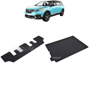 Set Covorase Auto Si Tavita Portbagaj PEUGEOT 5008 II din 07.2017 - 2026, caroserie suv rand 3, 7 LOCURI, RAND 3 CULCAT