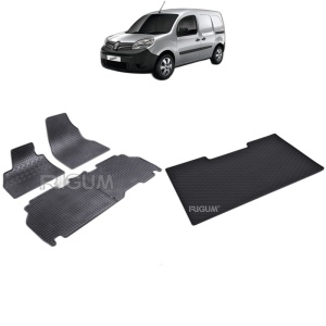 Set Covorase Auto Si Tavita Portbagaj RENAULT KANGOO II din 2008 - 04.2021, caroserie van 5 locuri, 5 LOCURI