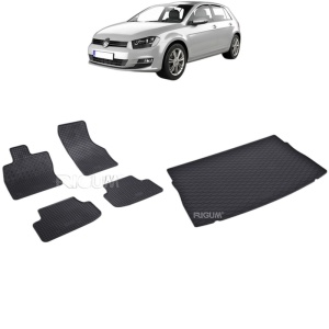Set Covorase Auto Si Tavita Portbagaj VOLKSWAGEN GOLF 7 din 10.2012 - 12.2019, caroserie hatchback, PORTBAGAJ SUPERIOR