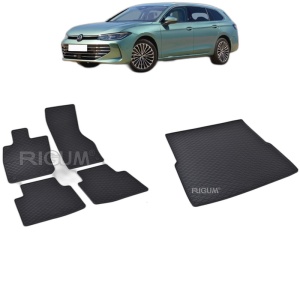 Set Covorase Auto Si Tavita Portbagaj VOLKSWAGEN PASSAT B9 din 11.2023 - 2026, caroserie combi, PORTBAGAJ SUPERIOR