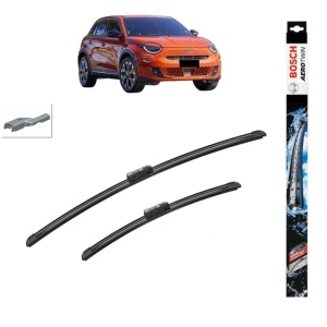 Set stergatoare auto ABARTH 600e (365) din 2024, Bosch Aerotwin, din cauciuc siliconat rezistent