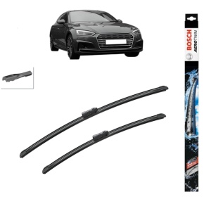 Set stergatoare auto AUDI A5 (F53, F5P) din 2016-2021, Bosch Aerotwin, din cauciuc siliconat rezistent