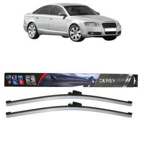 Set stergatoare auto AUDI A6 C6 (4F2) din 2004-2011, Derby, din cauciuc siliconat rezistent
