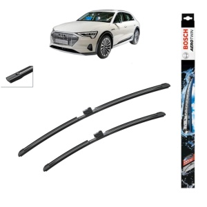 Set stergatoare auto AUDI E-TRON (GEN) din 2018-2020, Bosch Aerotwin, din cauciuc siliconat rezistent - Img 1