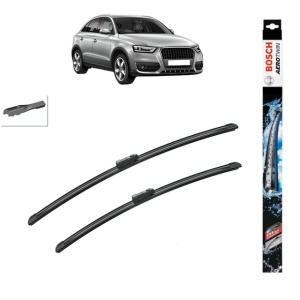 Set stergatoare auto AUDI Q3 (8UB, 8UG) din 2011-2018, Bosch Aerotwin, din cauciuc siliconat rezistent