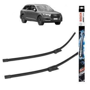 Set stergatoare auto AUDI Q7 (4MB, 4MG, 4MQ) din 2015-2024, Bosch Aerotwin, din cauciuc siliconat rezistent