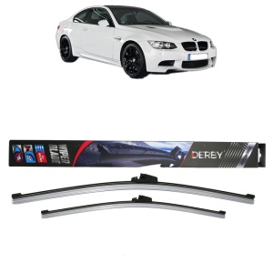 Set stergatoare auto BMW 3 Coupe (E92) din 2006-2013, Derby, din cauciuc siliconat rezistent - Img 1
