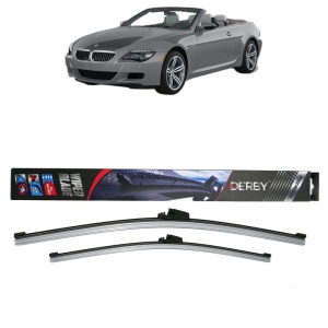 Set stergatoare auto BMW 6 Convertible (F12) din 2010-2018, Derby, din cauciuc siliconat rezistent