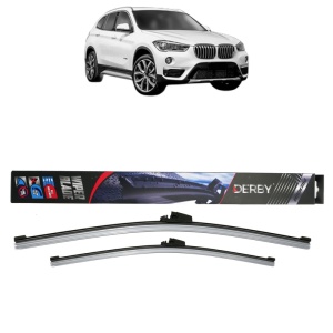 Set stergatoare auto BMW X1 Van (F48) din 2015-2022, Derby, din cauciuc siliconat rezistent
