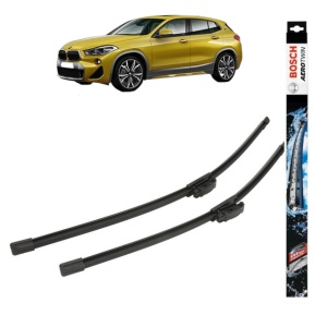 Set stergatoare auto BMW X2 (F39) din 2017-2023, Bosch Aerotwin, din cauciuc siliconat rezistent