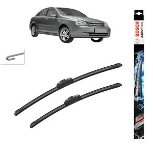 Set stergatoare auto CHEVROLET LACETTI (J200) din 2005-2013, Bosch Aerotwin Retrofit, din cauciuc siliconat rezistent
